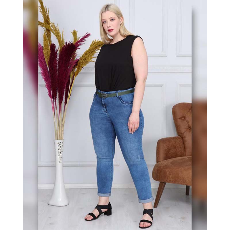 5614 Büyük Beden Bayan Pantolon 5614 Büyük Beden Bayan Pantolon